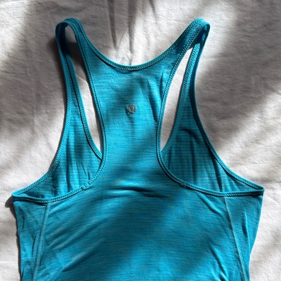 Lululemon Athletica Blue Racerback Tank Top - Picture 3 of 7